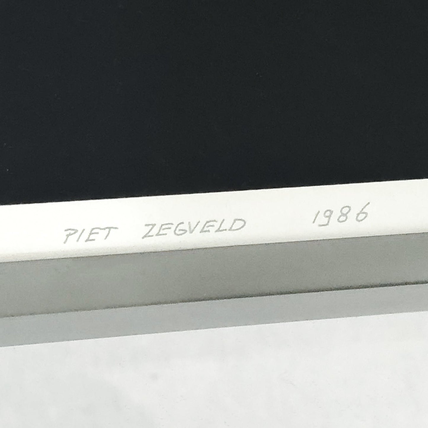 Piet Zegveld screenprint, signed