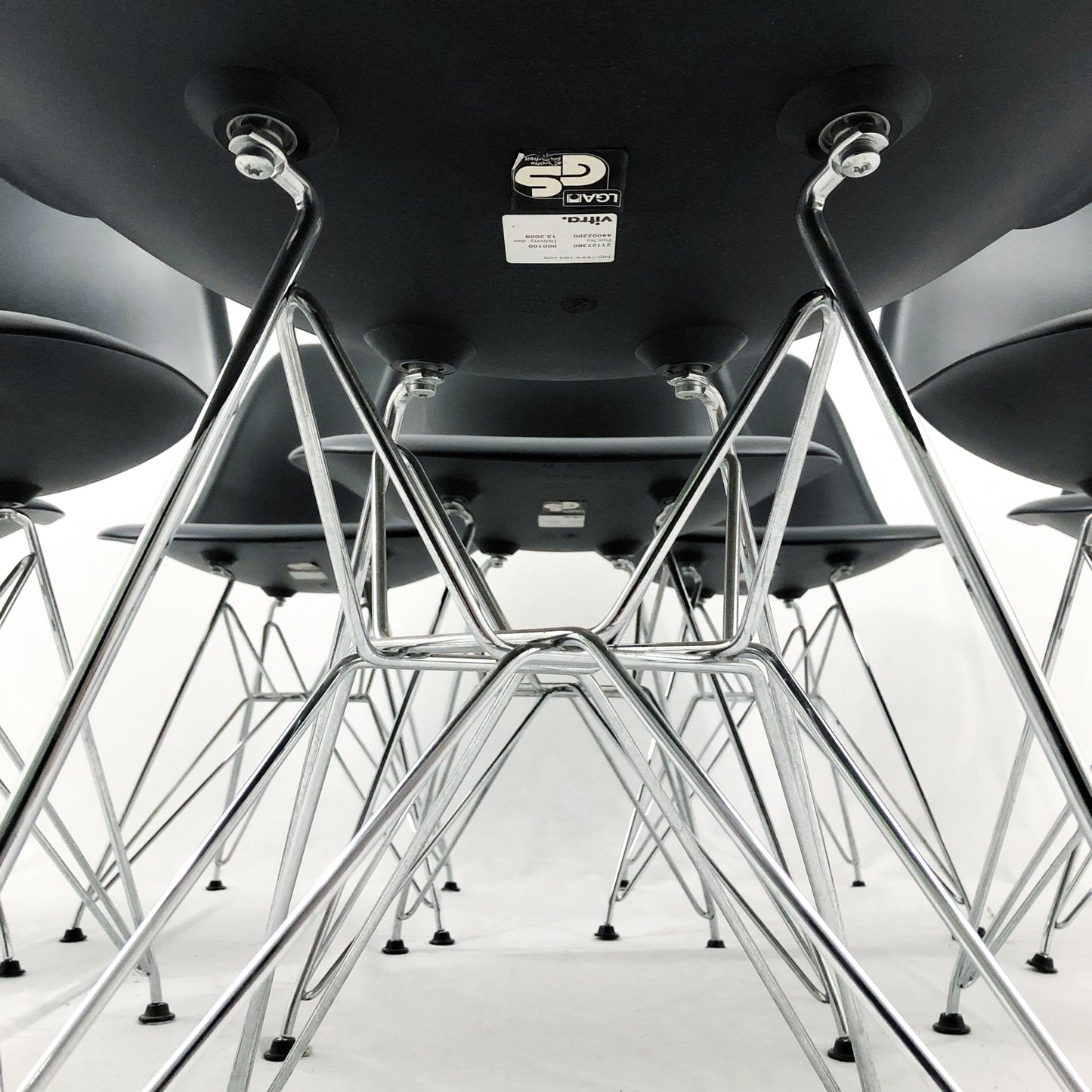 Charles & Ray Eames DSR side chairs for Vitra