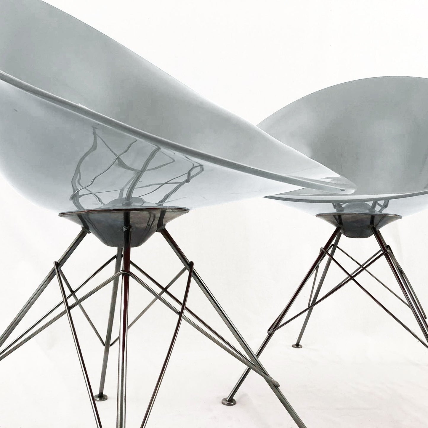 Kartell EroS bucket seats, Philippe Starck