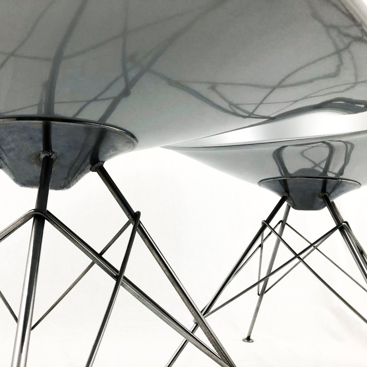 Kartell EroS bucket seats, Philippe Starck