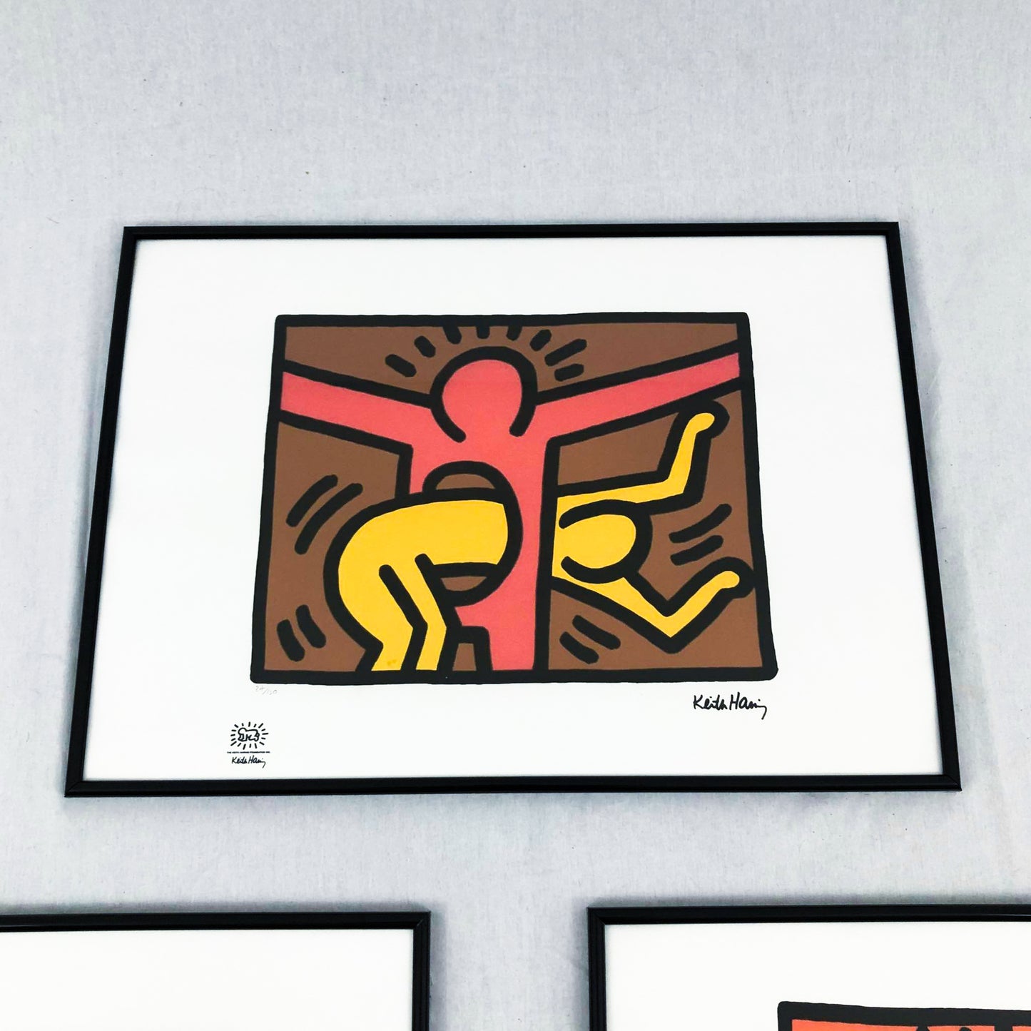Keith Haring, set of 3 lithographs