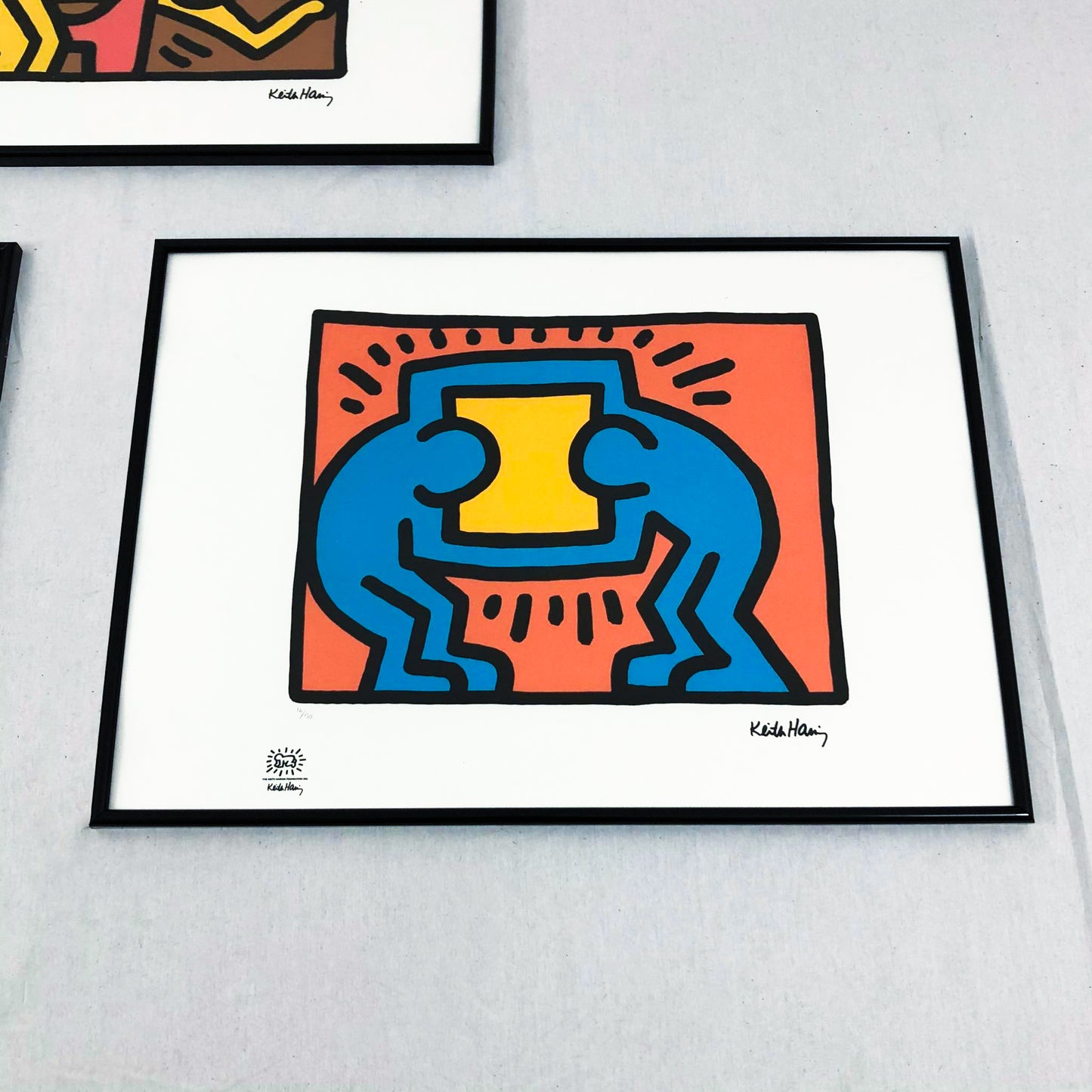 Keith Haring, set of 3 lithographs