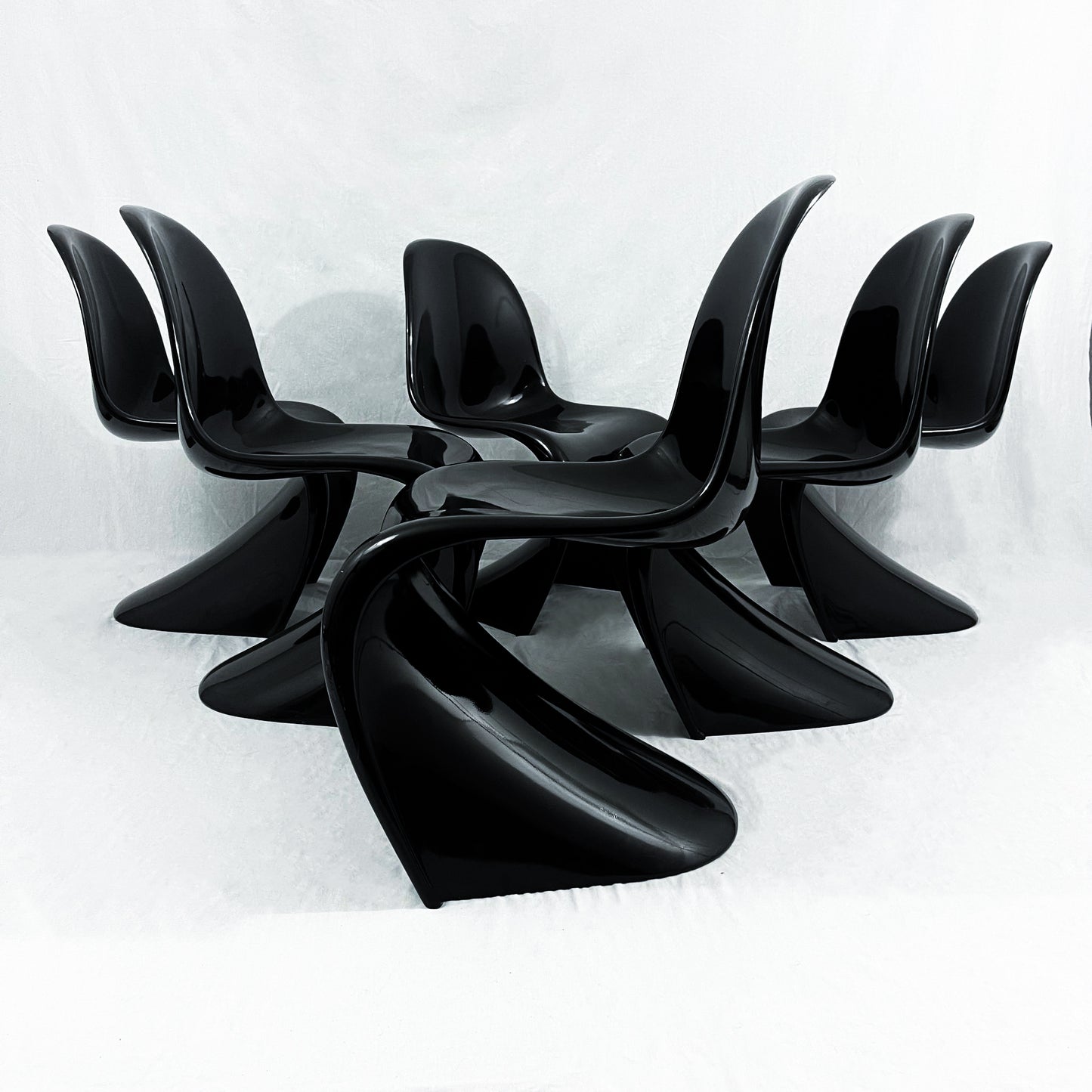1st edition Verner Panton chairs set, Herman Miller