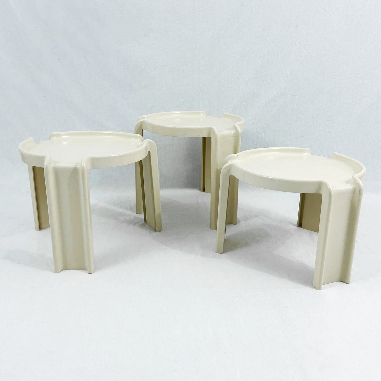 Kartell ‘Model 4905/6/7’ side tables, Giotto Stoppino