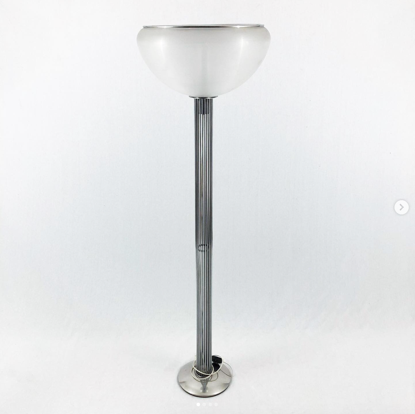 'Moana' floor lamp by Luigi Massoni for Guzzini, 1968