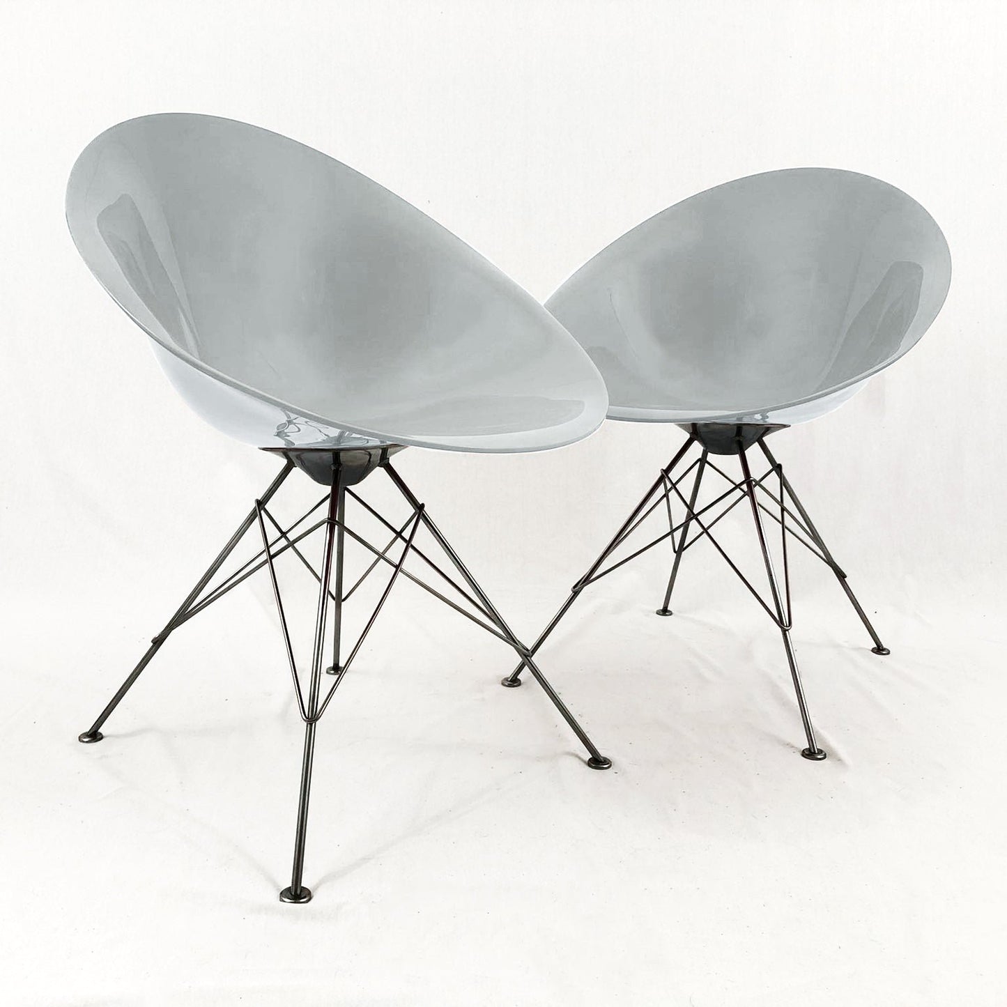 Kartell EroS bucket seats, Philippe Starck