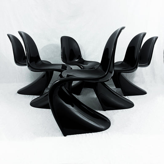 1st edition Verner Panton chairs set, Herman Miller